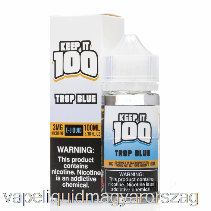 Trop Blue - Tartsa Meg 100 E-liquid - 100 Ml 0mg Vape Toll